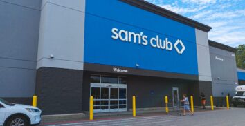Sams Club Storefront Brand Logo Display